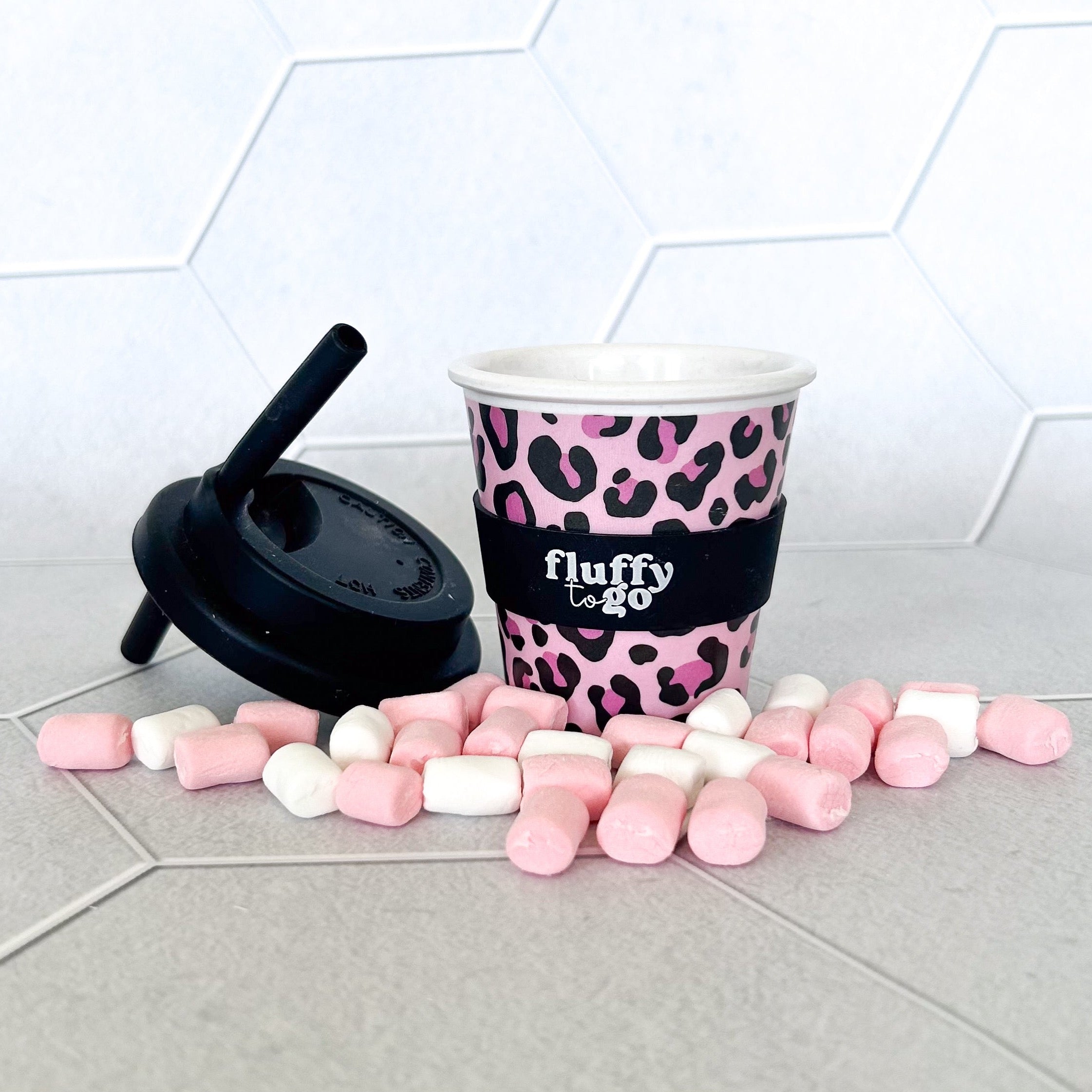 LEOPARD FLUFFY CUP