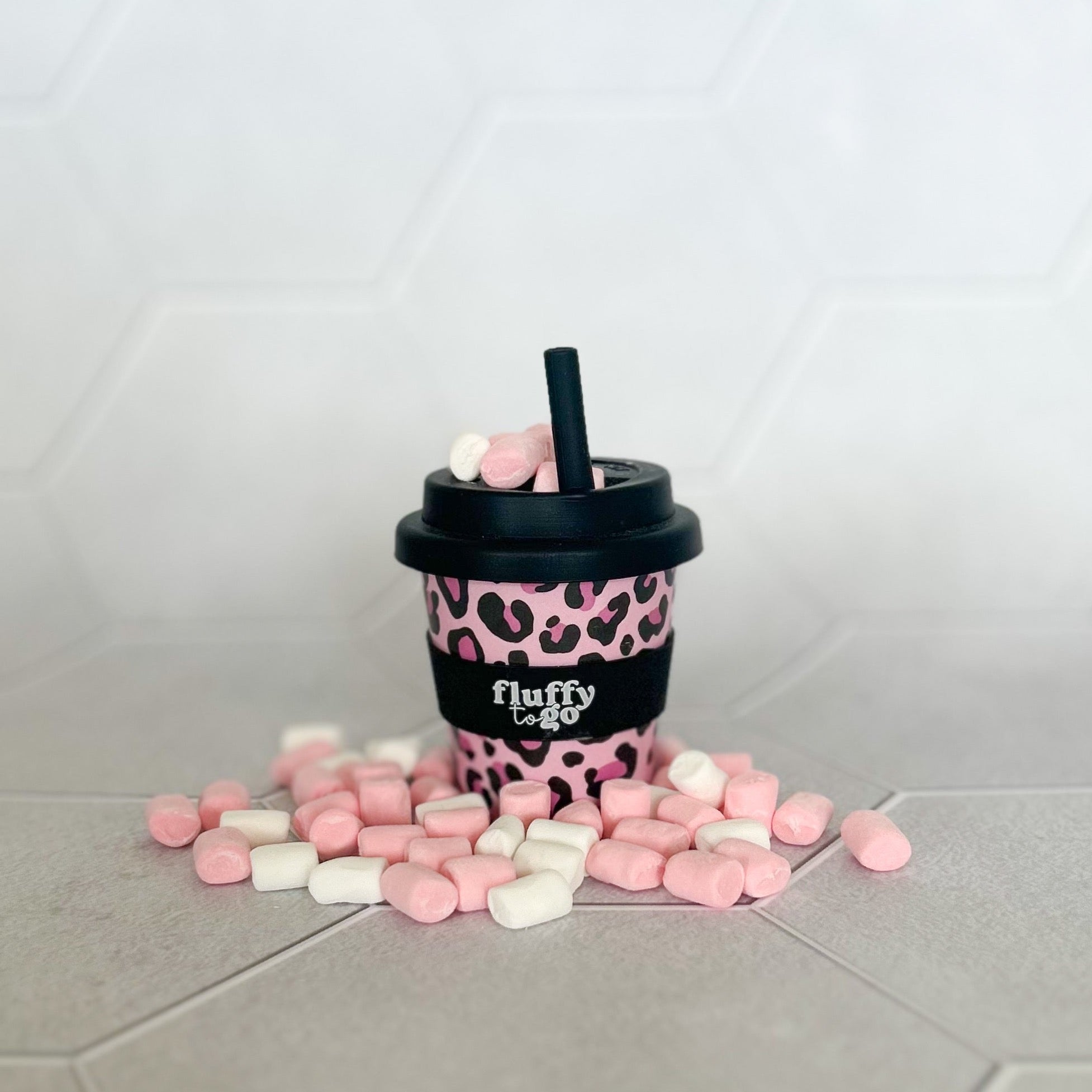 LEOPARD FLUFFY CUP
