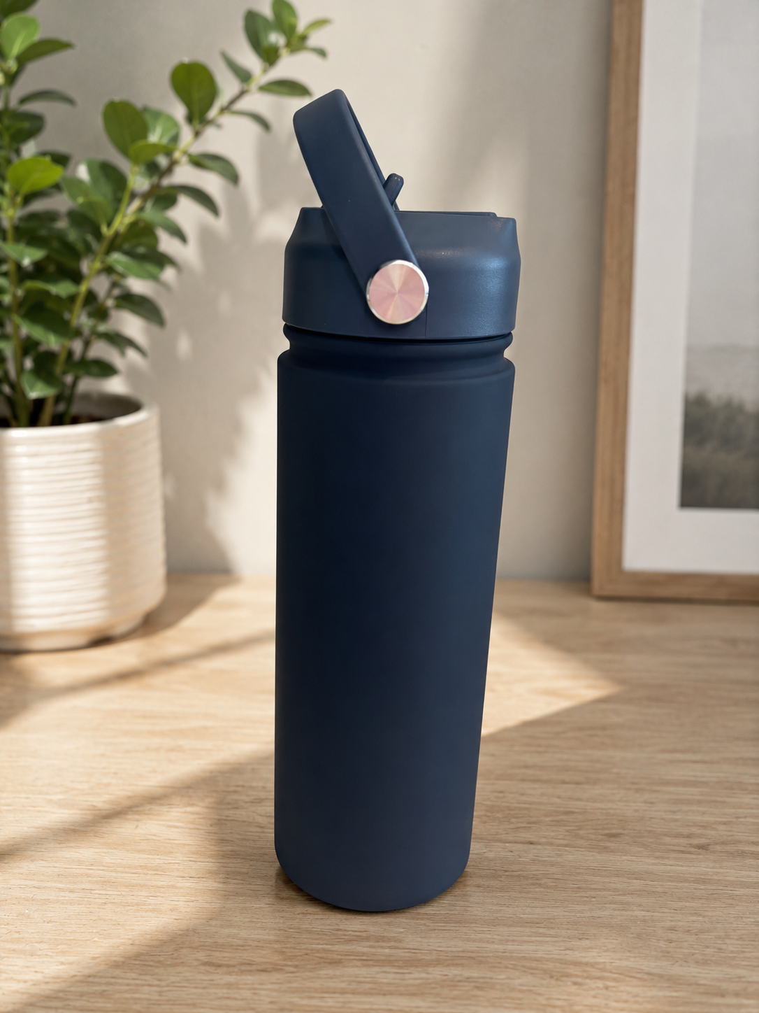 Navy- 550ml Water Bottle