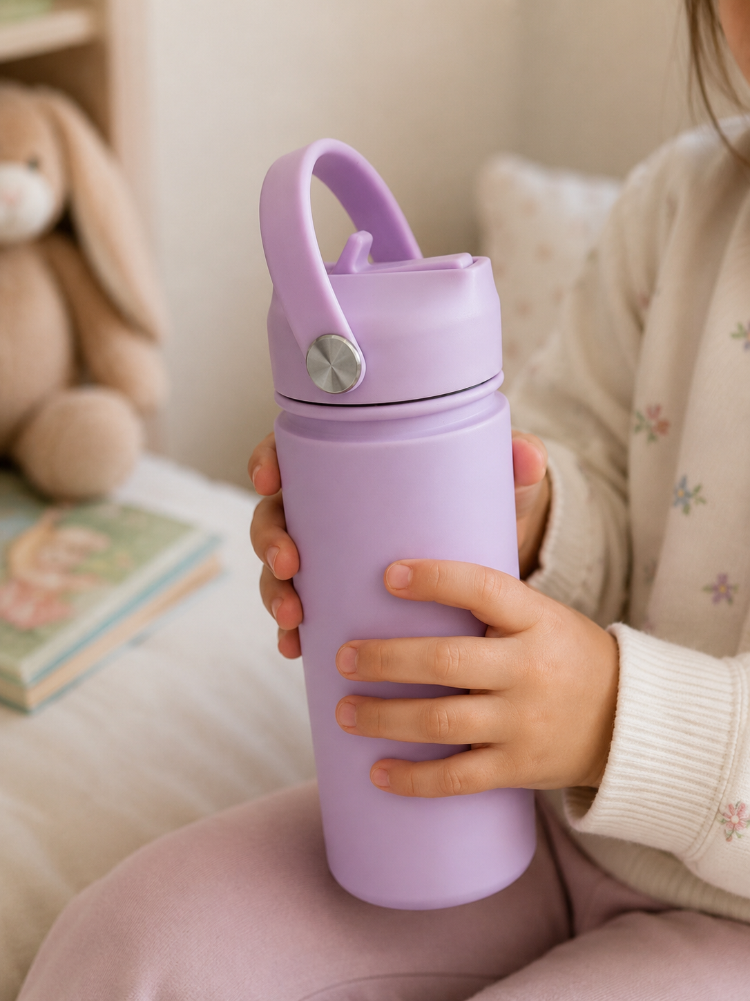 Lilac- 550ml Water Bottle